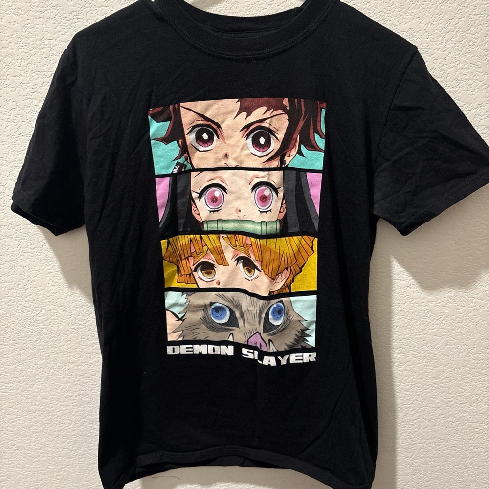 Demon Slayer Black Graphic T-Shirt